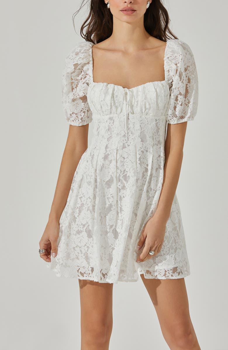 ASTR the Label Floral Lace Minidress, Alternate, color, 