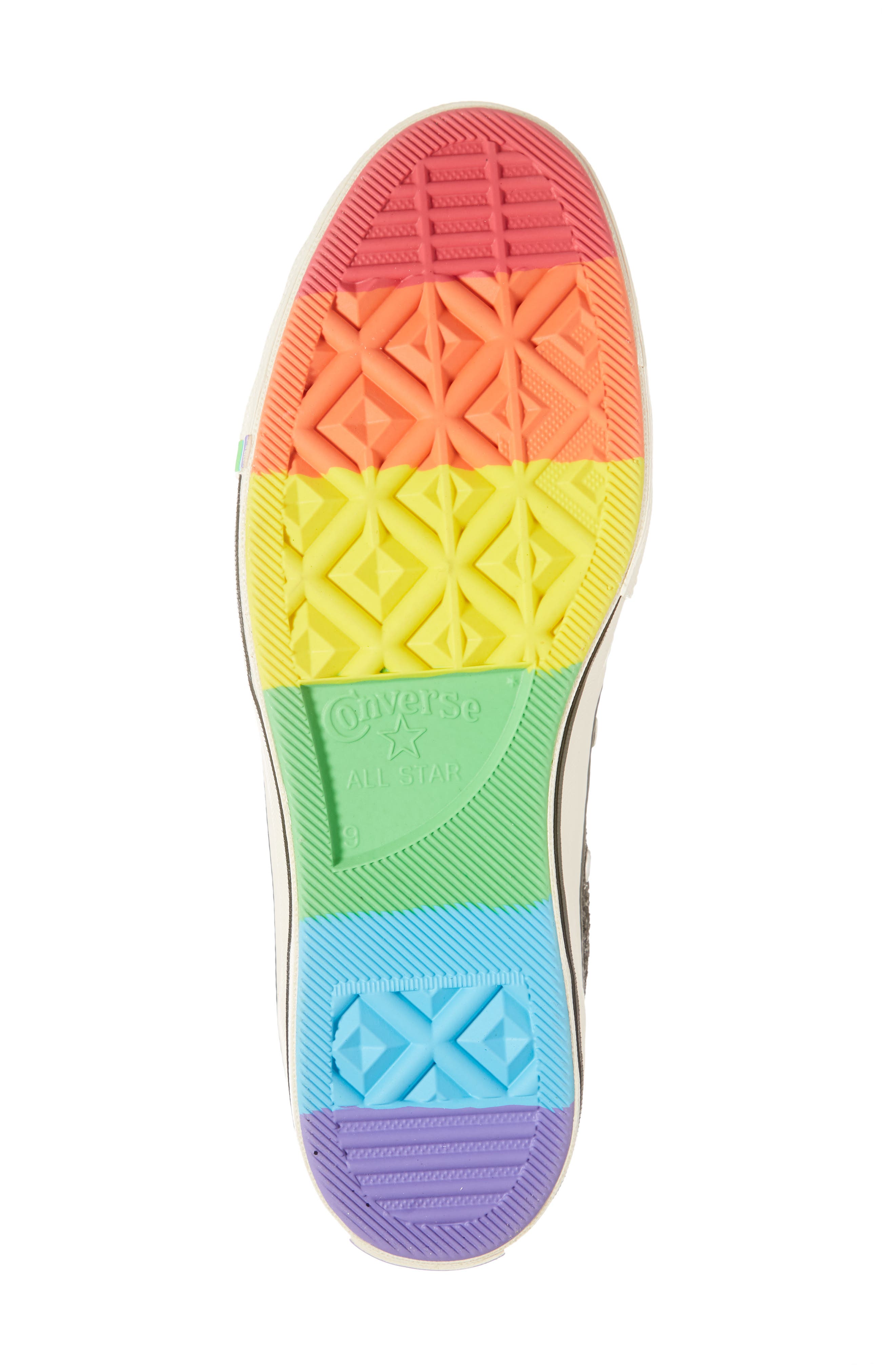 Converse Pride Chuck Taylor<sup>®</sup> All Star<sup>®</sup> High Top Sneaker, Alternate, color, 