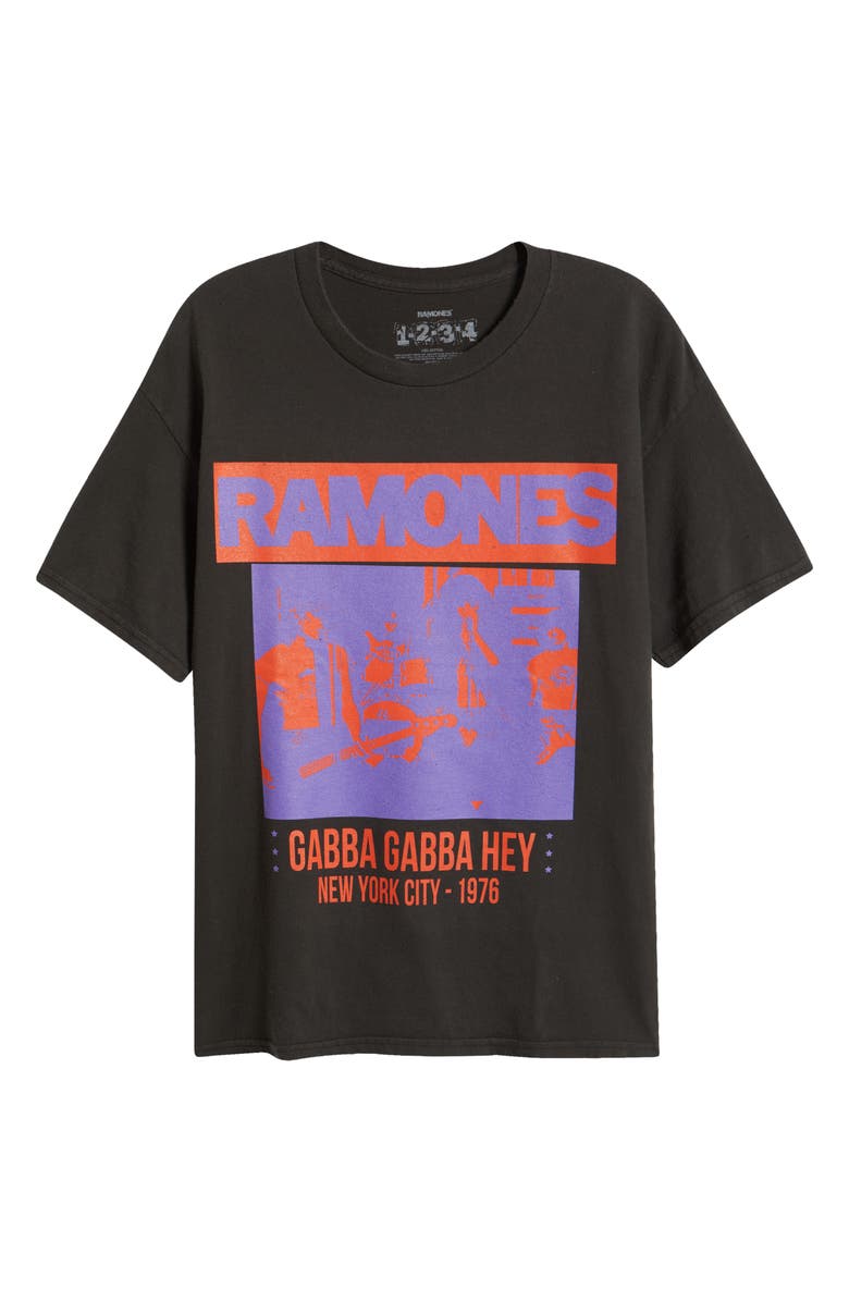 Merch Traffic The Ramones Graphic T-Shirt, Alternate, color, Black