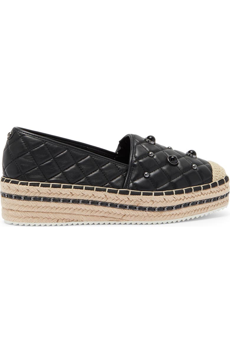 KARL LAGERFELD PARIS Beatrix Espadrille Platform Slip-On, Alternate, color,