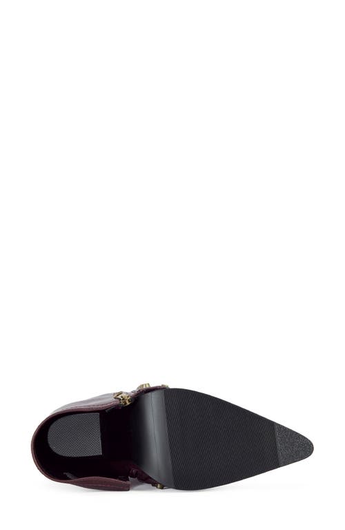 Azalea Wang Agustue Knee High Boot In Burgundy
