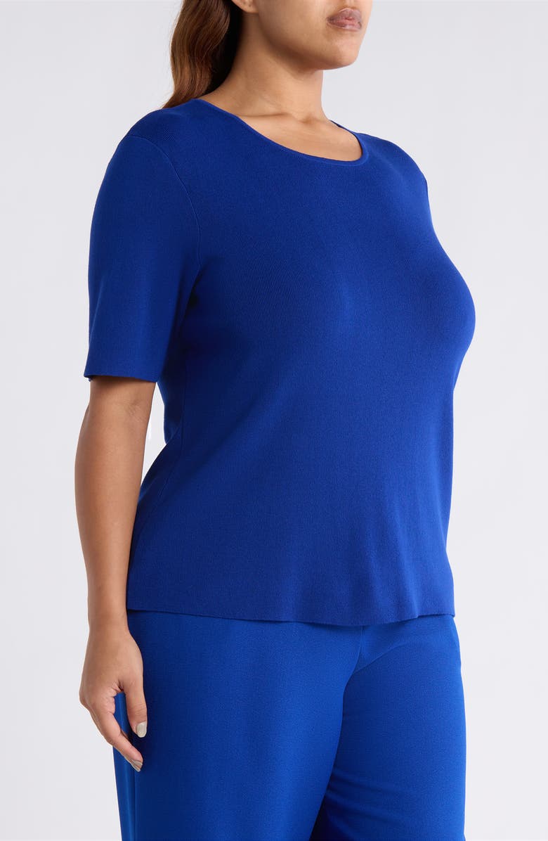 Tahari ASL Tunic Sweater, Alternate, color, Cobalt
