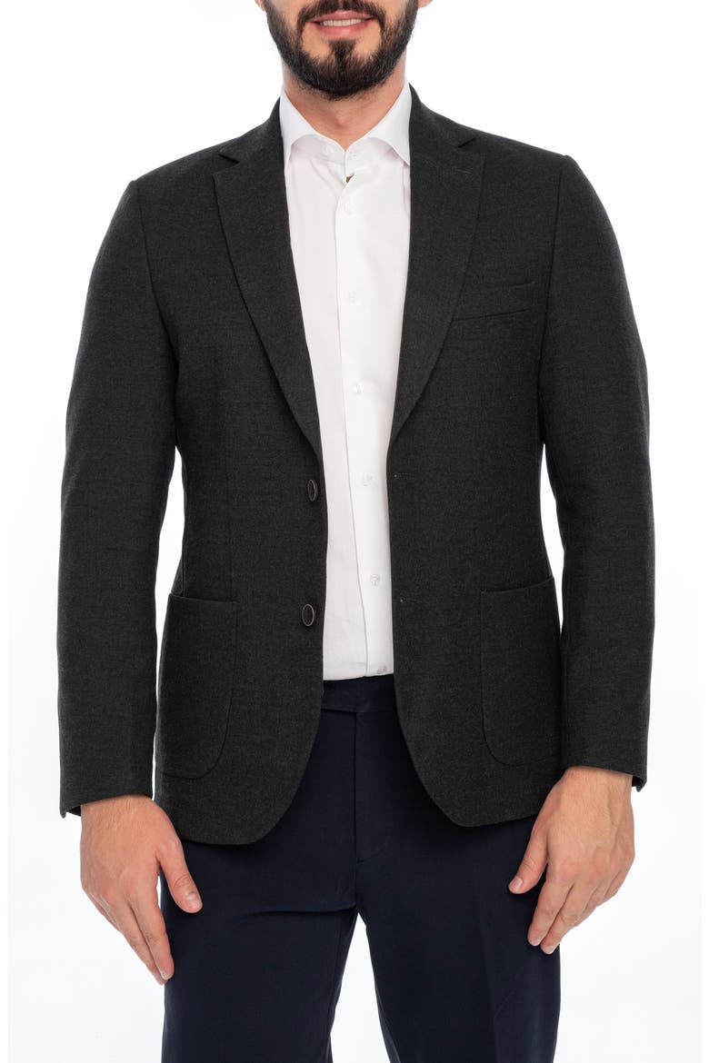 Solid Sport Coat, Main, color, DARK GREY