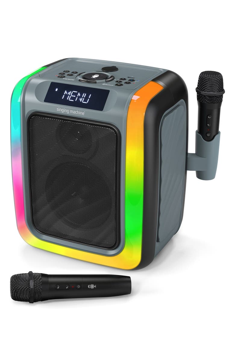 Singing Machine Cube Cast Karaoke Machine, Alternate, color,