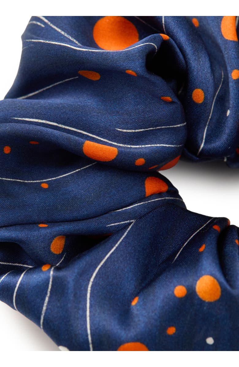OLAH Celestia Silk Scrunchie, Alternate, color, Blue
