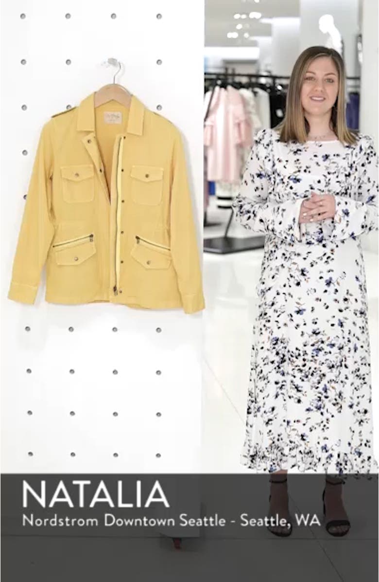 Lily Aldridge for Velvet by Graham & Spencer Army Jacket, sales video thumbnail