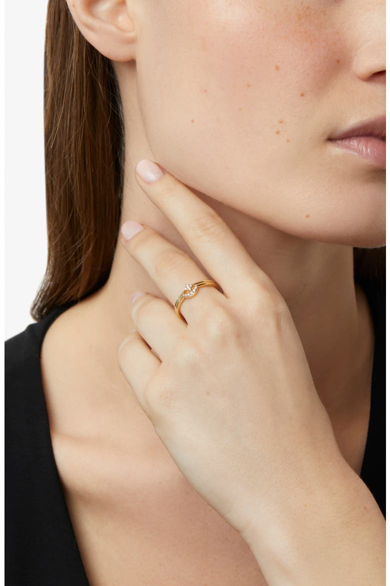 Moon and Star Rings - Sky Set, Alternate, color, Gold