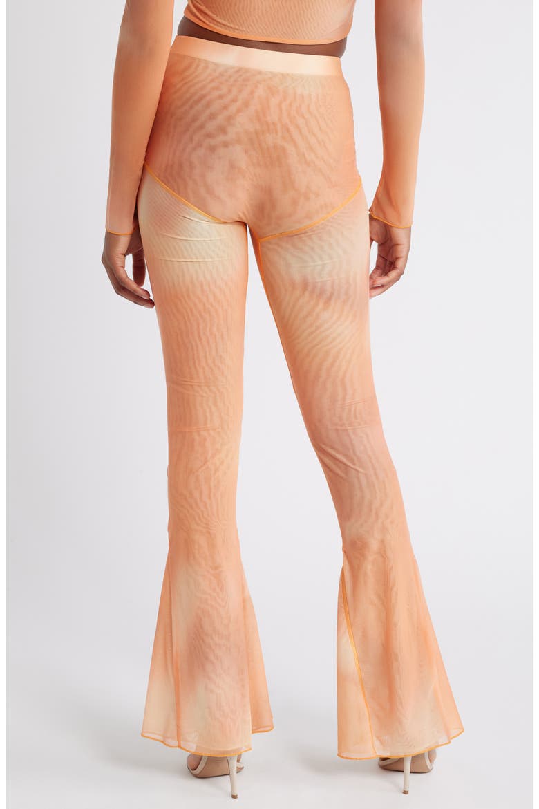 Flare Pants, Alternate, color, ORANGE OMBRE