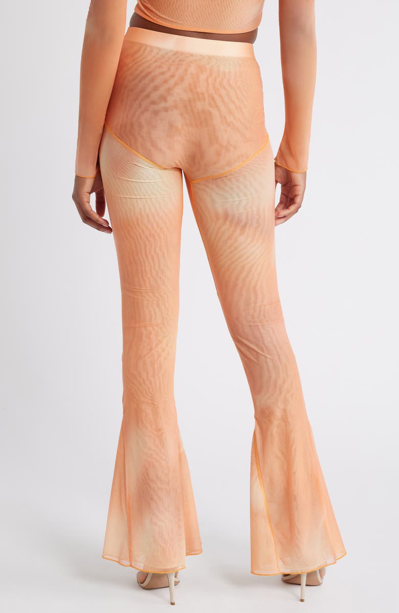 Mistress Rocks Flare Pants, Alternate, color, Orange Ombre