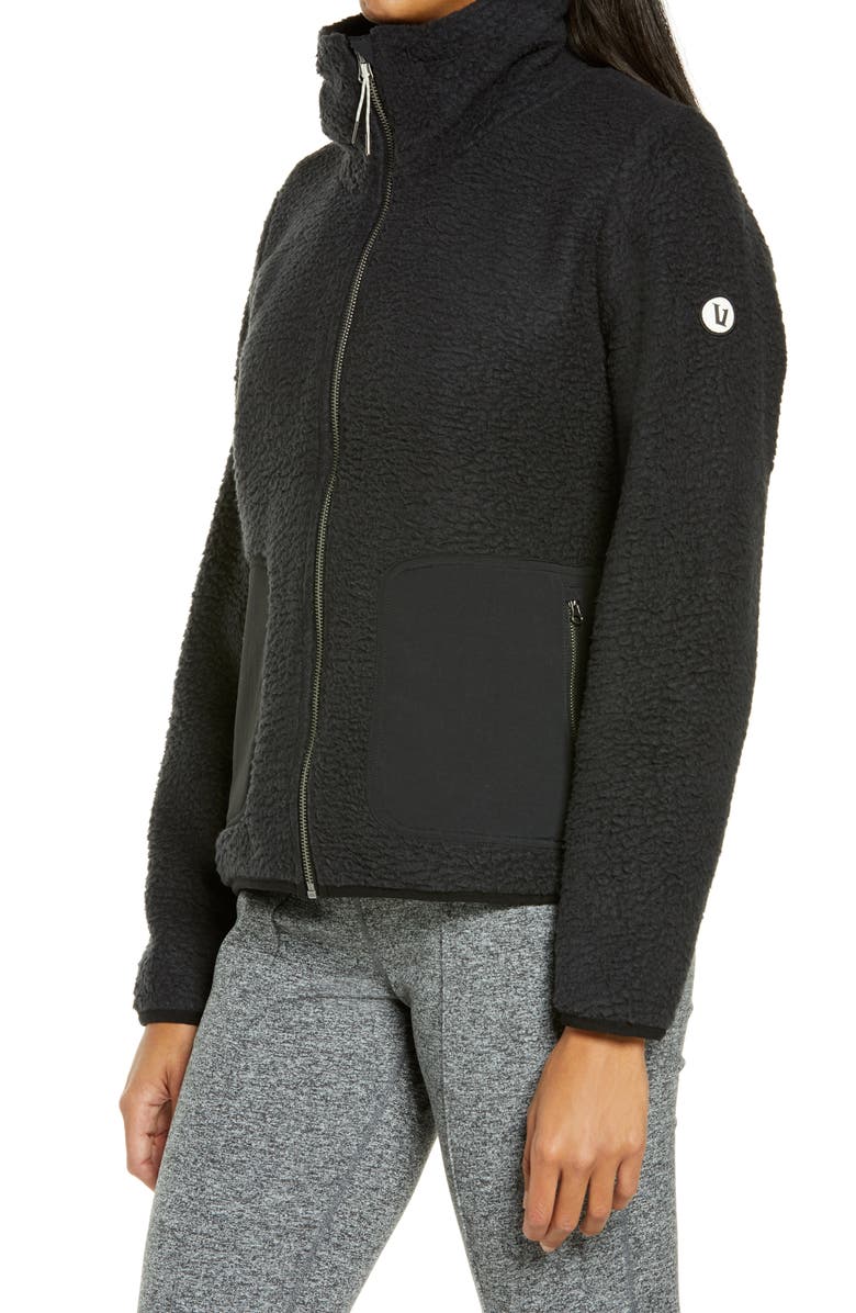 Vuori Alpine Teddy Fleece Jacket, Alternate, color, 