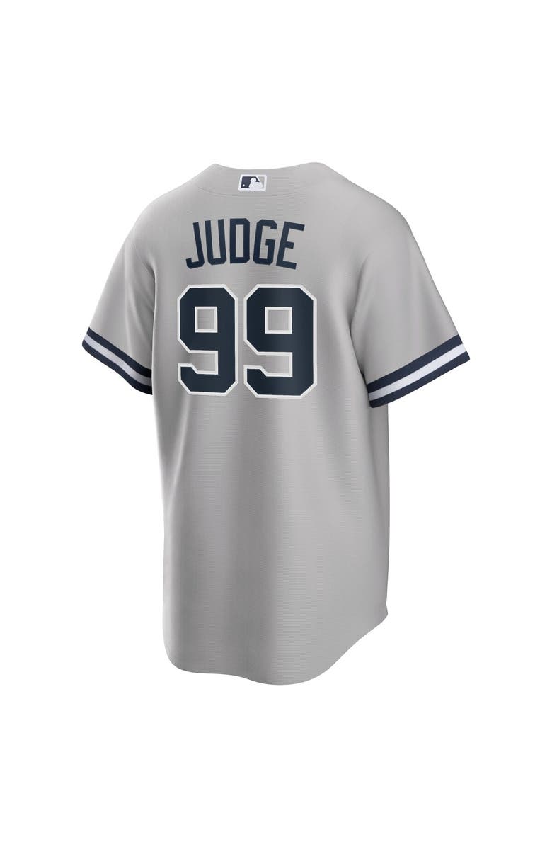 Nike Men's Nike Aaron Judge Gray New York Yankees Big & Tall Road Replica Player Jersey, Alternate, color, 