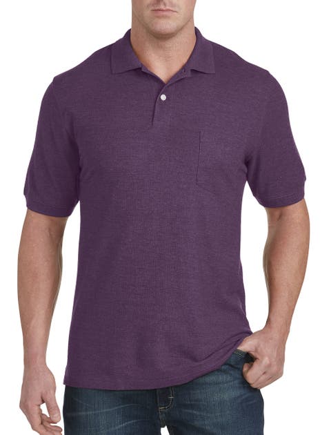Big & Tall Pocket Piqué Polo Shirt
