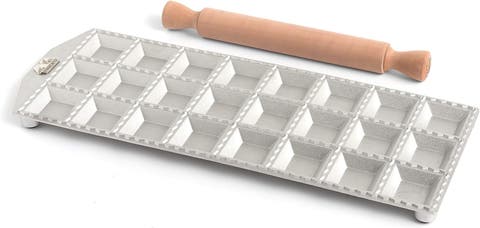 Ravioli Mold by , Made in Italy, Makes 24 Square Raviolis, 2-Inch
