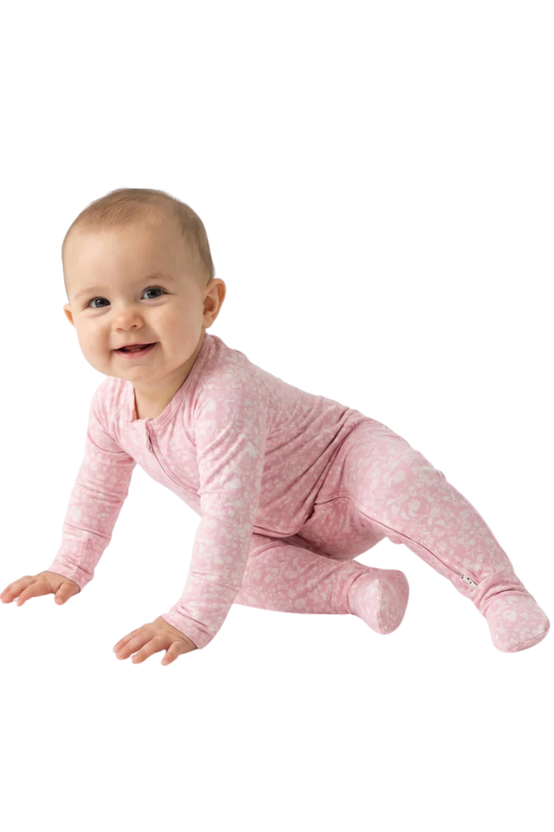 Long Sleeve Buttery Soft Sleeper, Alternate, color, Petite Fleur