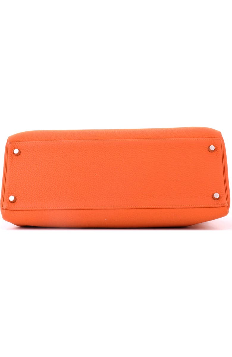 Pre-Owned Hermes Kelly Handbag Orange Togo with Palladium Hardware 35, Alternate, color, Orange H