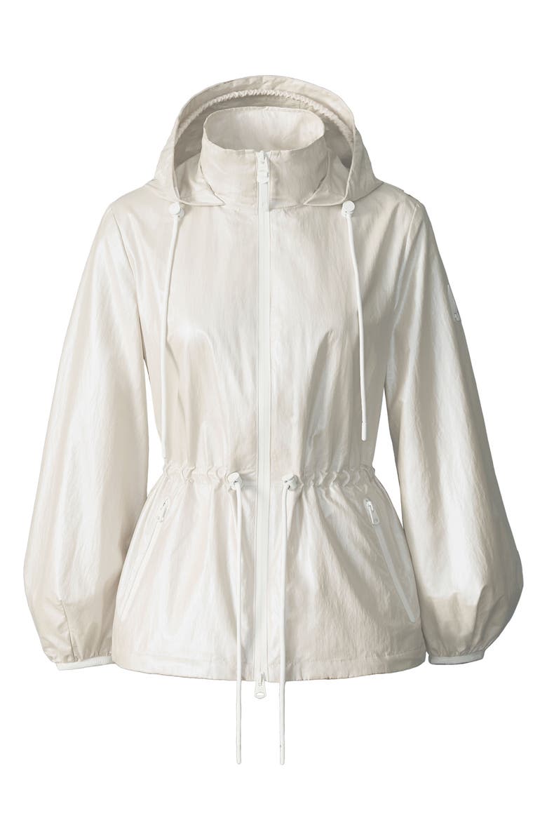 Mackage Isha Metallic Water Repellent Rain Jacket, Alternate, color,
