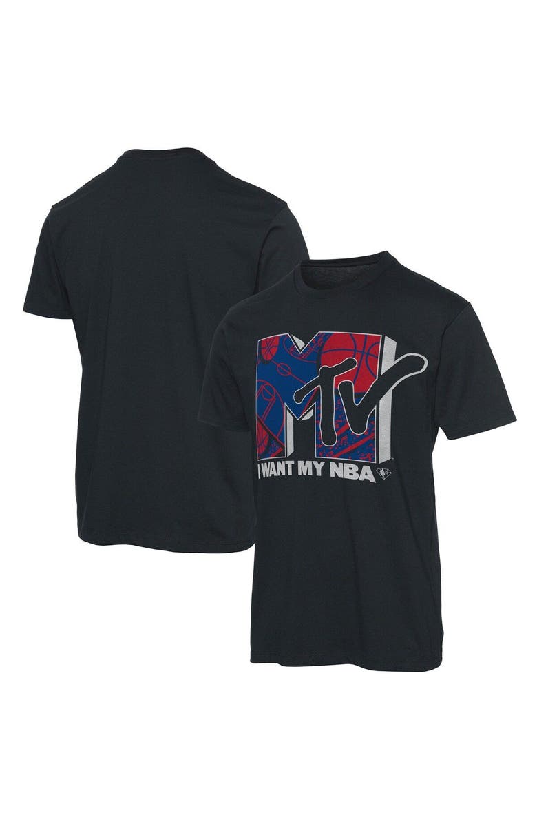 Junk Food Men's Junk Food Black NBA x MTV I Want My T-Shirt, Main, color, Black