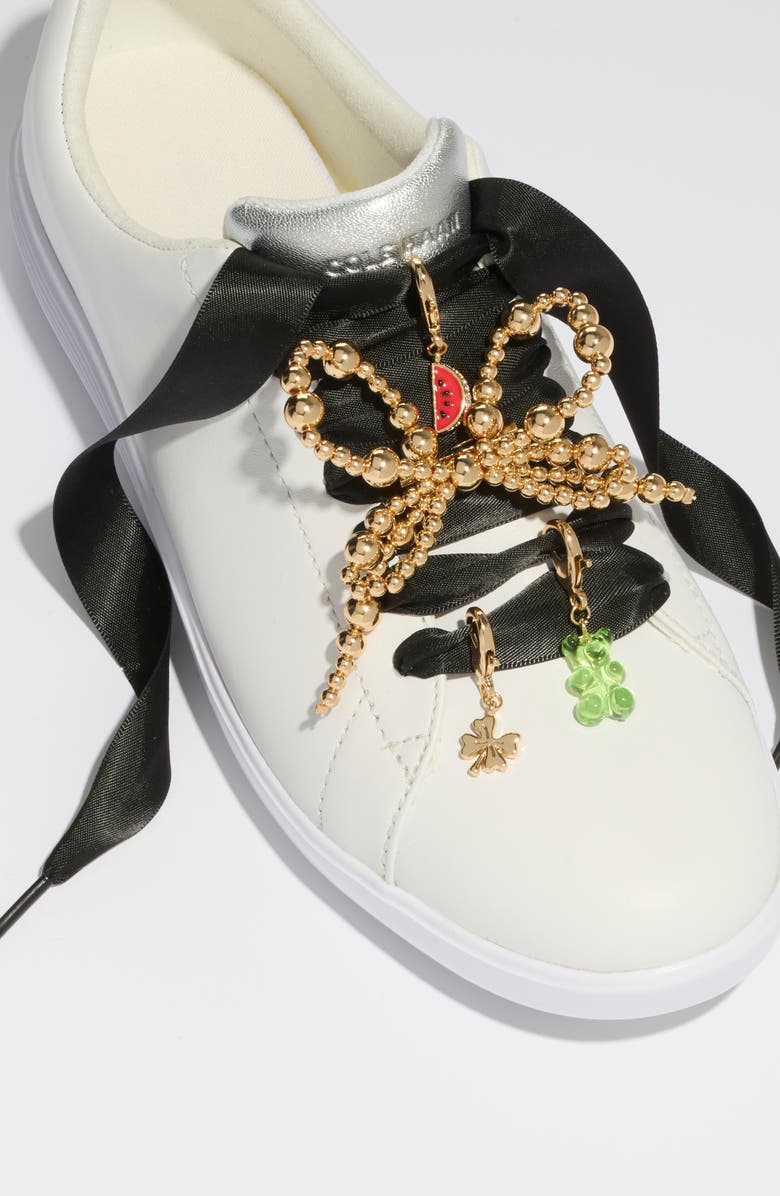 Leith Fruit 9-Piece Shoe Lace Charm Set, Alternate, color, Black Multi- Gold