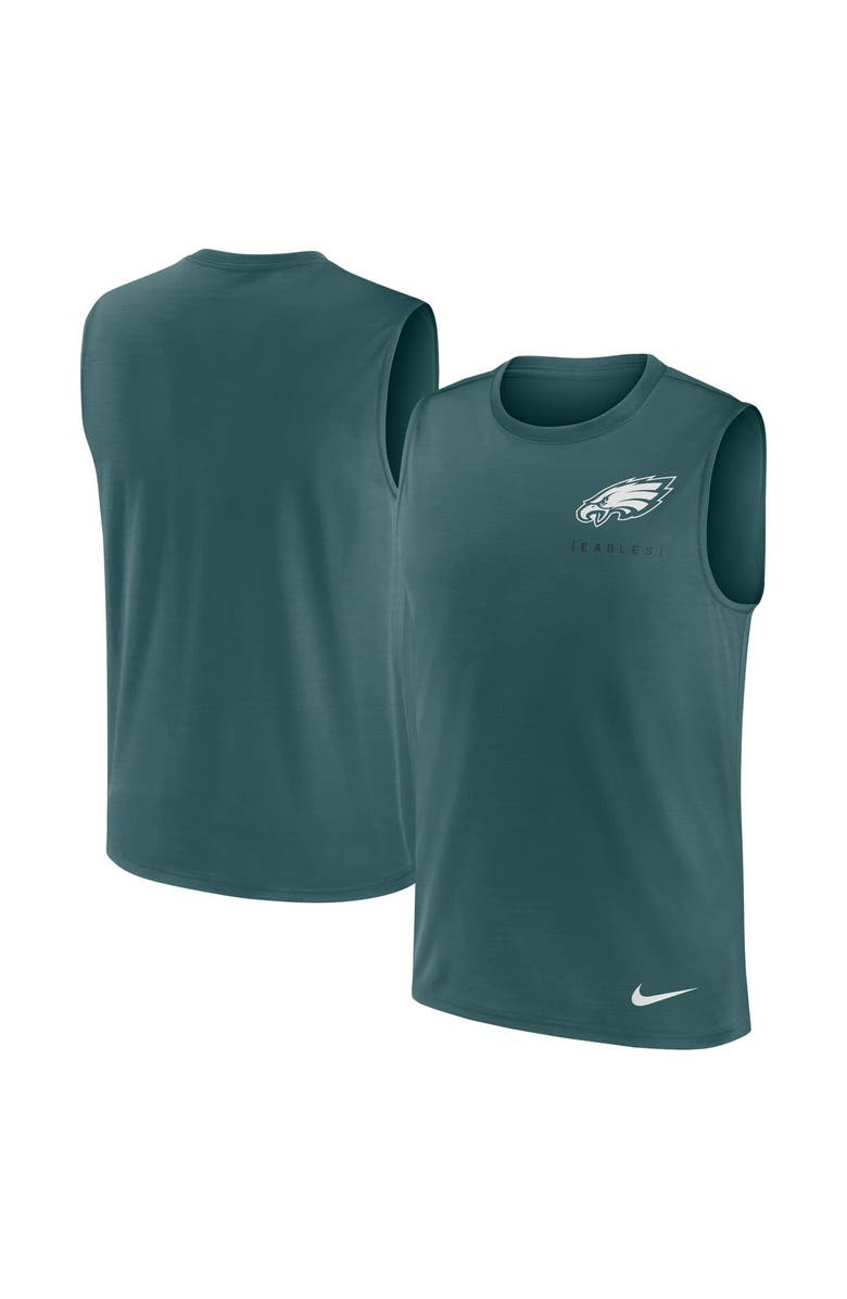 Nike Men's Nike Midnight Green Philadelphia Eagles Muscle Tank Top, Main, color, 
