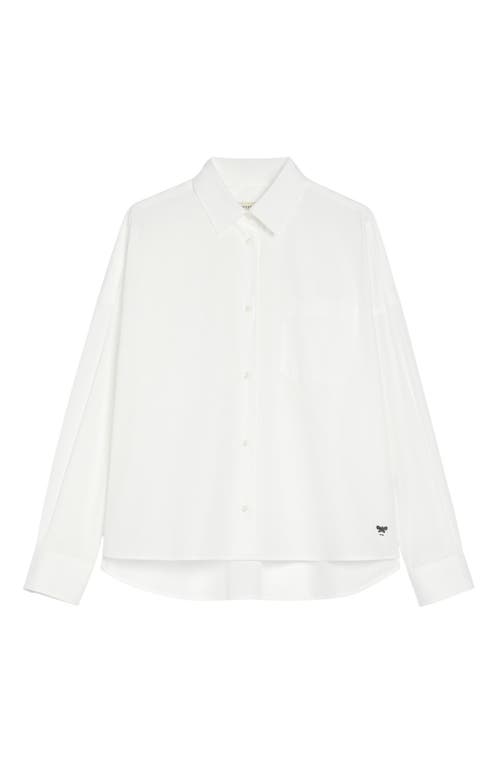 WEEKEND MAX MARA WEEKEND MAX MARA AUREO COTTON BUTTON-UP SHIRT 