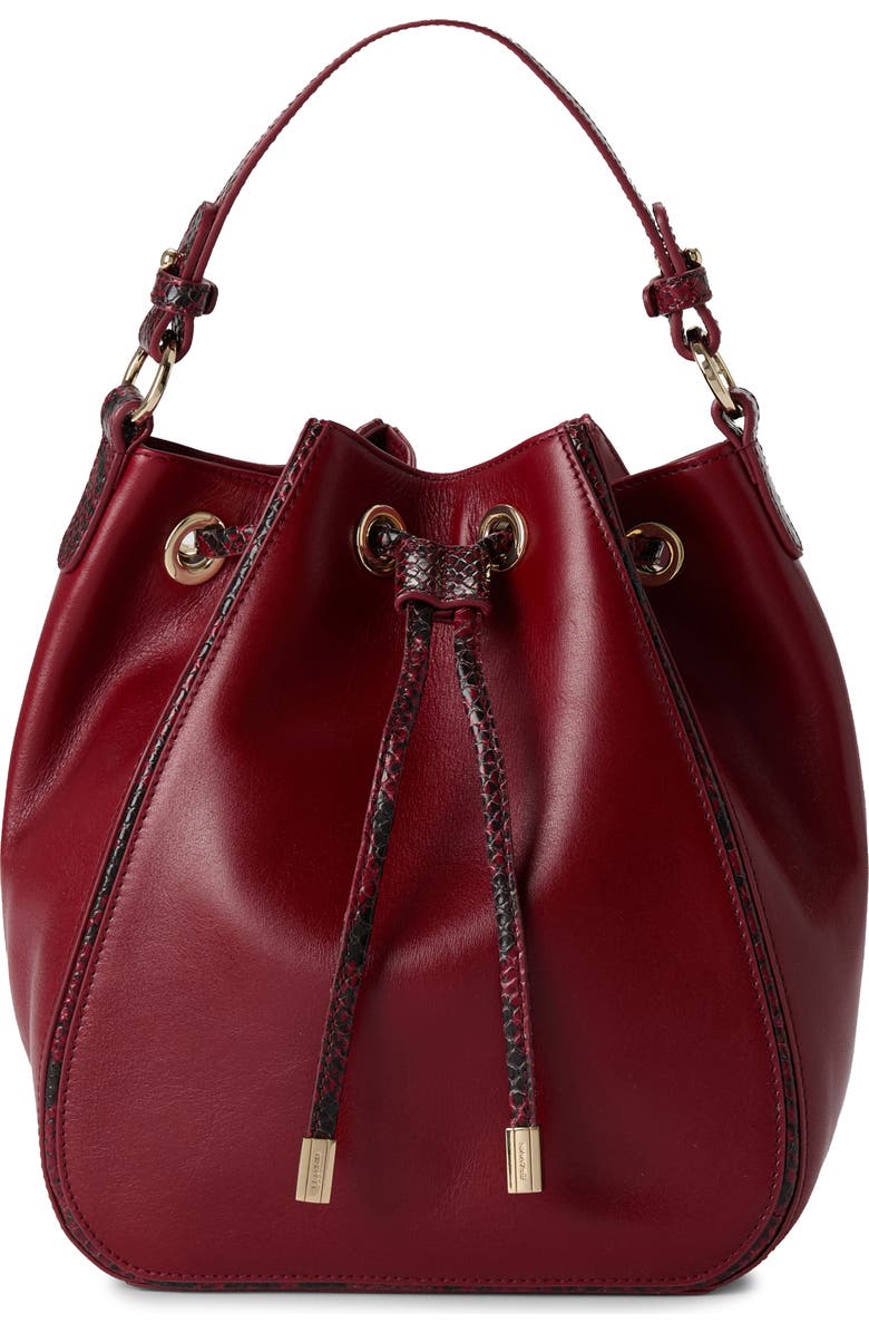 Brahmin Melinda Leather Bucket Bag, Alternate, color,