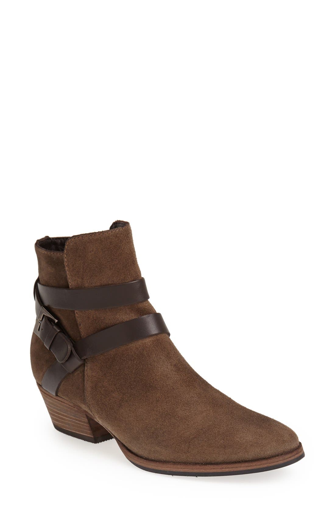 by Marvin K. 'Fleur' Weatherproof Bootie, Main, color, MUD RUBBED SUEDE
