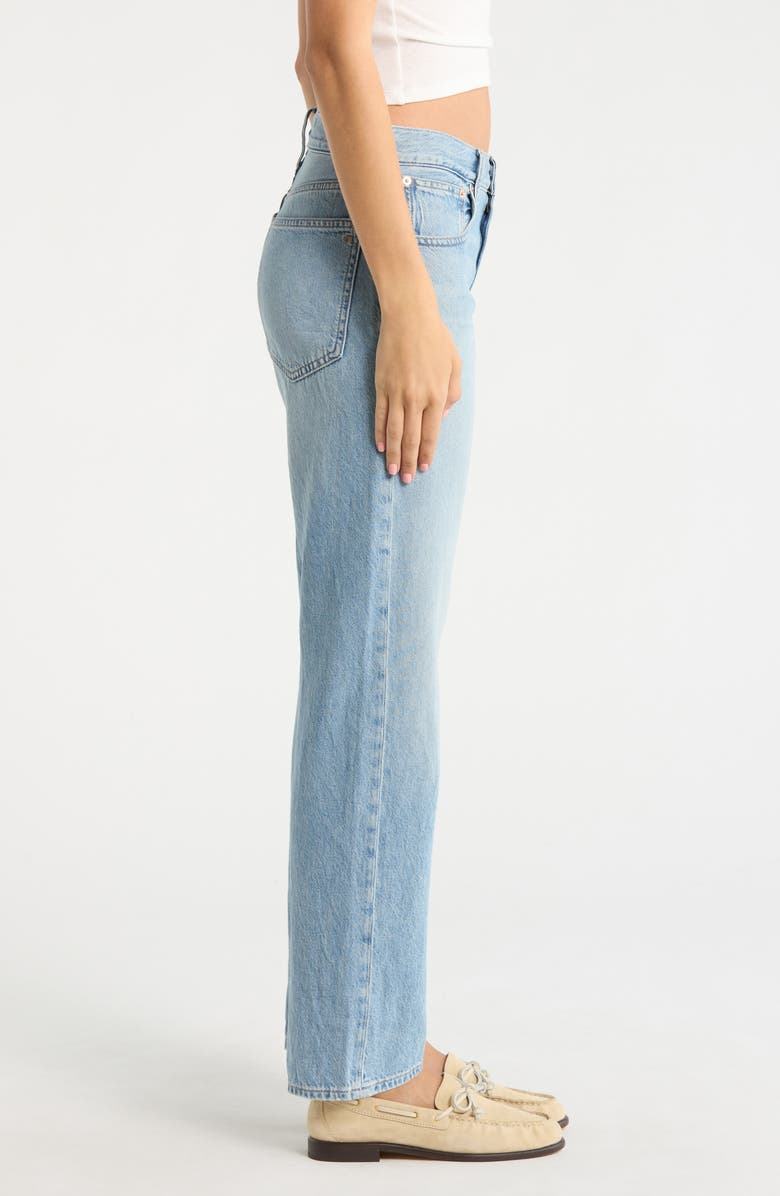 Madewell The Dean Easy Straight Airy Denim Jeans, Alternate, color, Faded Horizon Wash