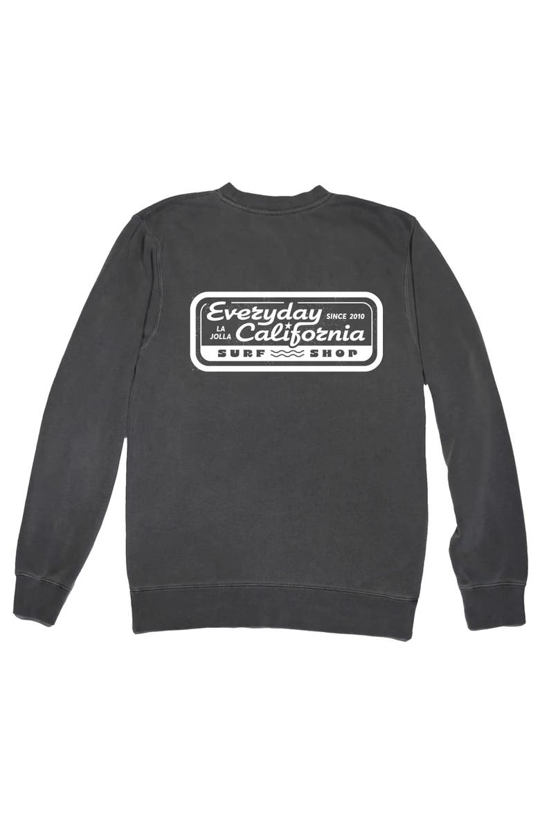 Everyday California Surf Shop Crewneck Sweater, Alternate, color, 