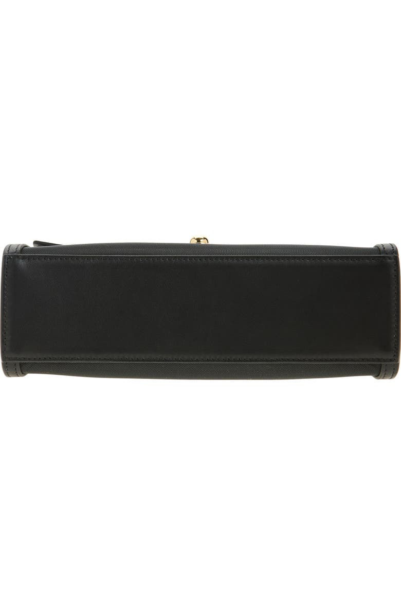 SAVETTE Symmetry Pochette Mesh & Leather Top Handle Bag, Alternate, color,