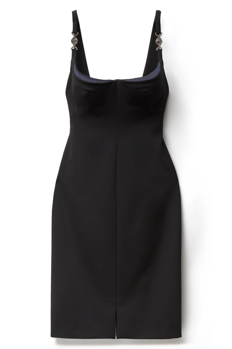 Compact Jersey Cocktail Dress, Alternate, color, NERO DEEP DARK NAVY