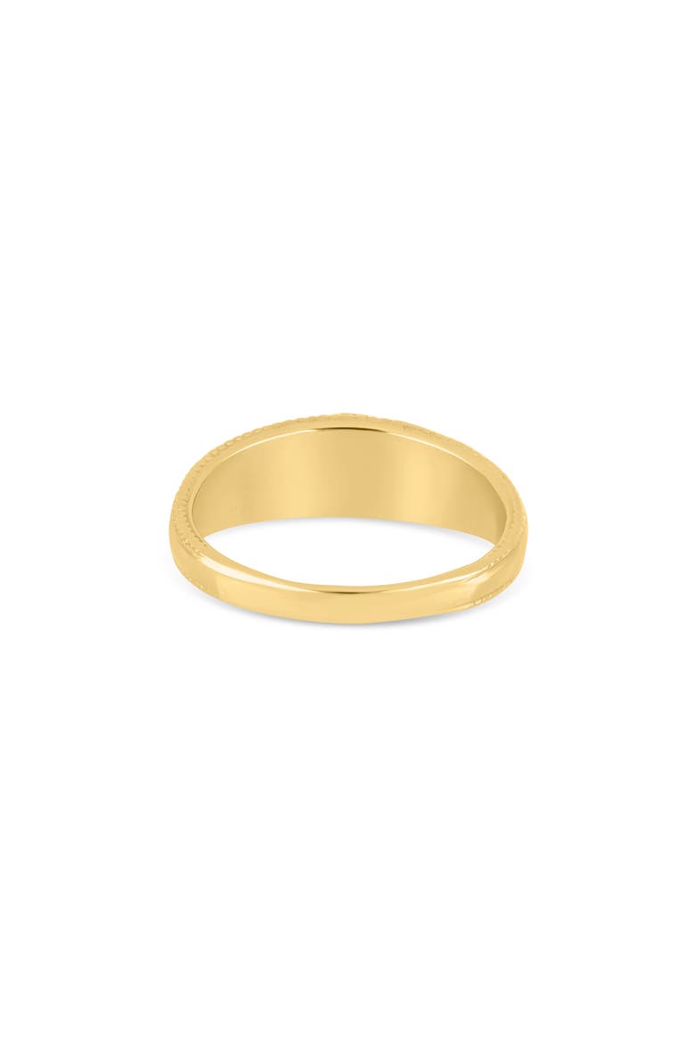 14k Gold Peridot Signet Ring, Alternate, color, 14KY