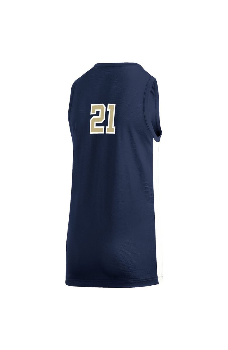 adidas Youth adidas #21 Navy Georgia Tech Yellow Jackets Game Jersey, Alternate, color, 