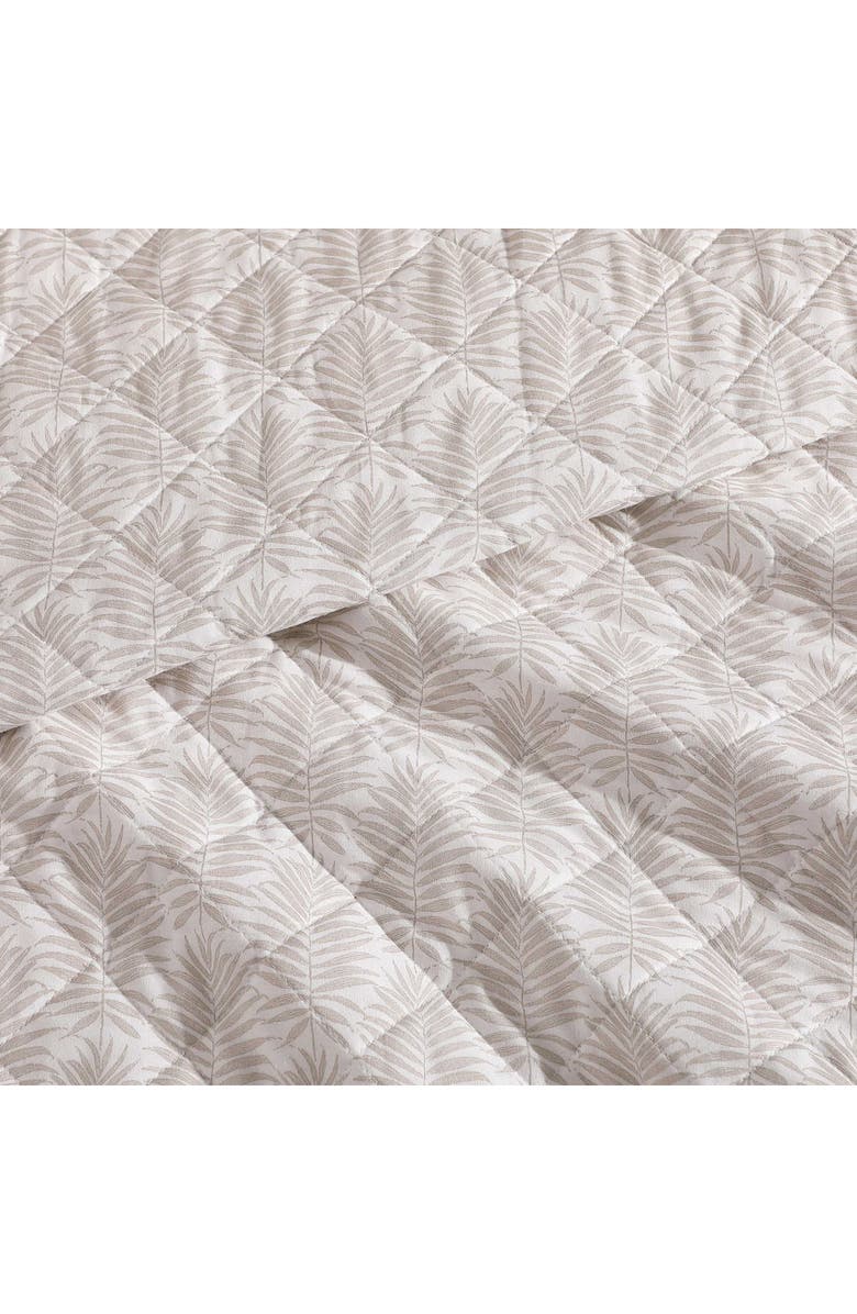 Tommy Bahama Bahama Fronds Quilt & Pillow Sham Set, Alternate, color, Beige