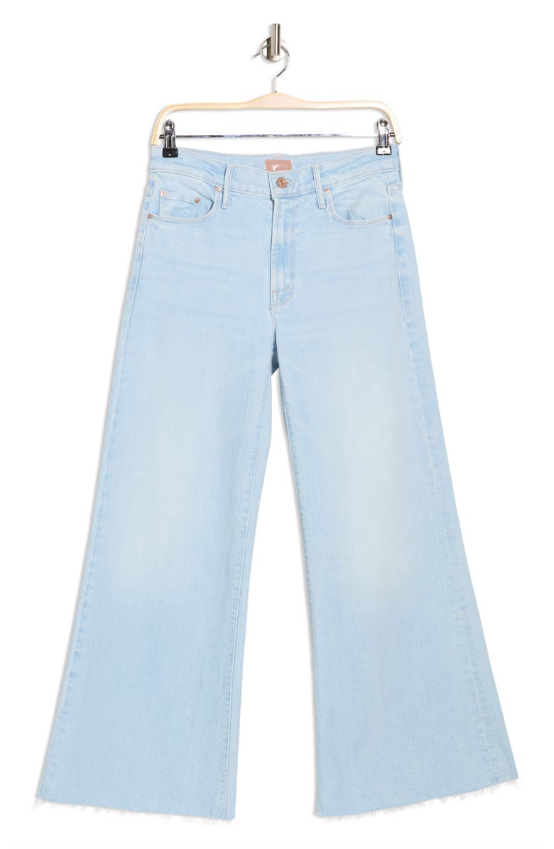 MOTHER The Twister Ankle Fray Wide Leg Jeans, Alternate, color, Cowabunga