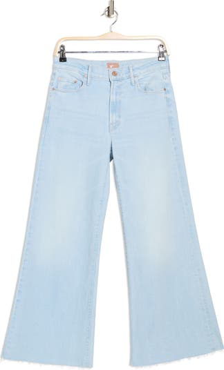 The Twister Ankle Fray Wide Leg Jeans