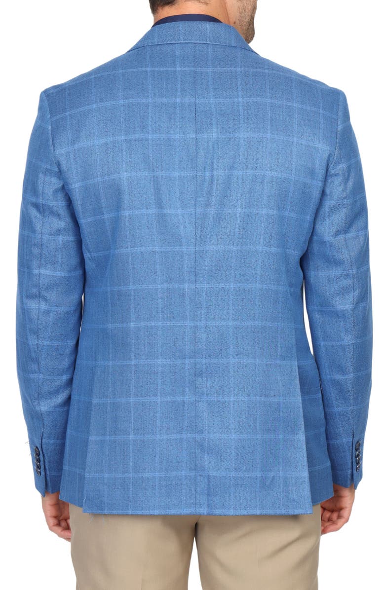 TailorByrd Shadow Windowpane Sport Coat, Alternate, color, Sapphire Blue