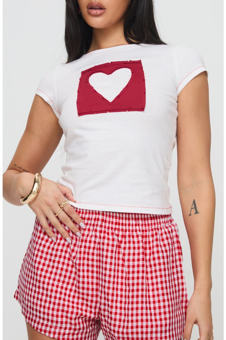 We're Lovers Organic Cotton Baby Tee, Main, color, WHITE