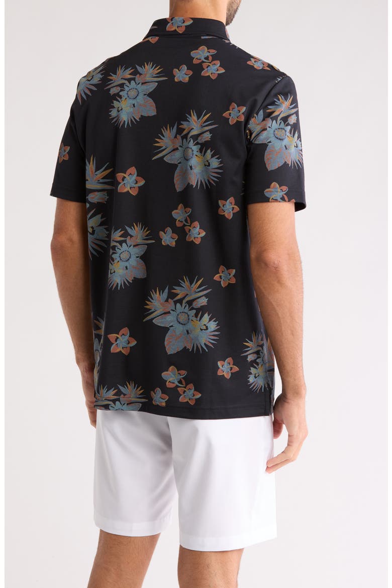 Secluded Island No Logo Polo, Alternate, color, BLACK
