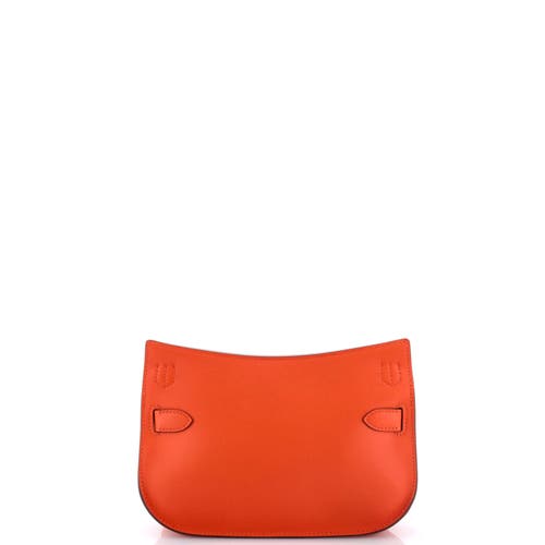 Pre-owned Hermes Hermes Jypsiere Bag Swift Mini In Orange