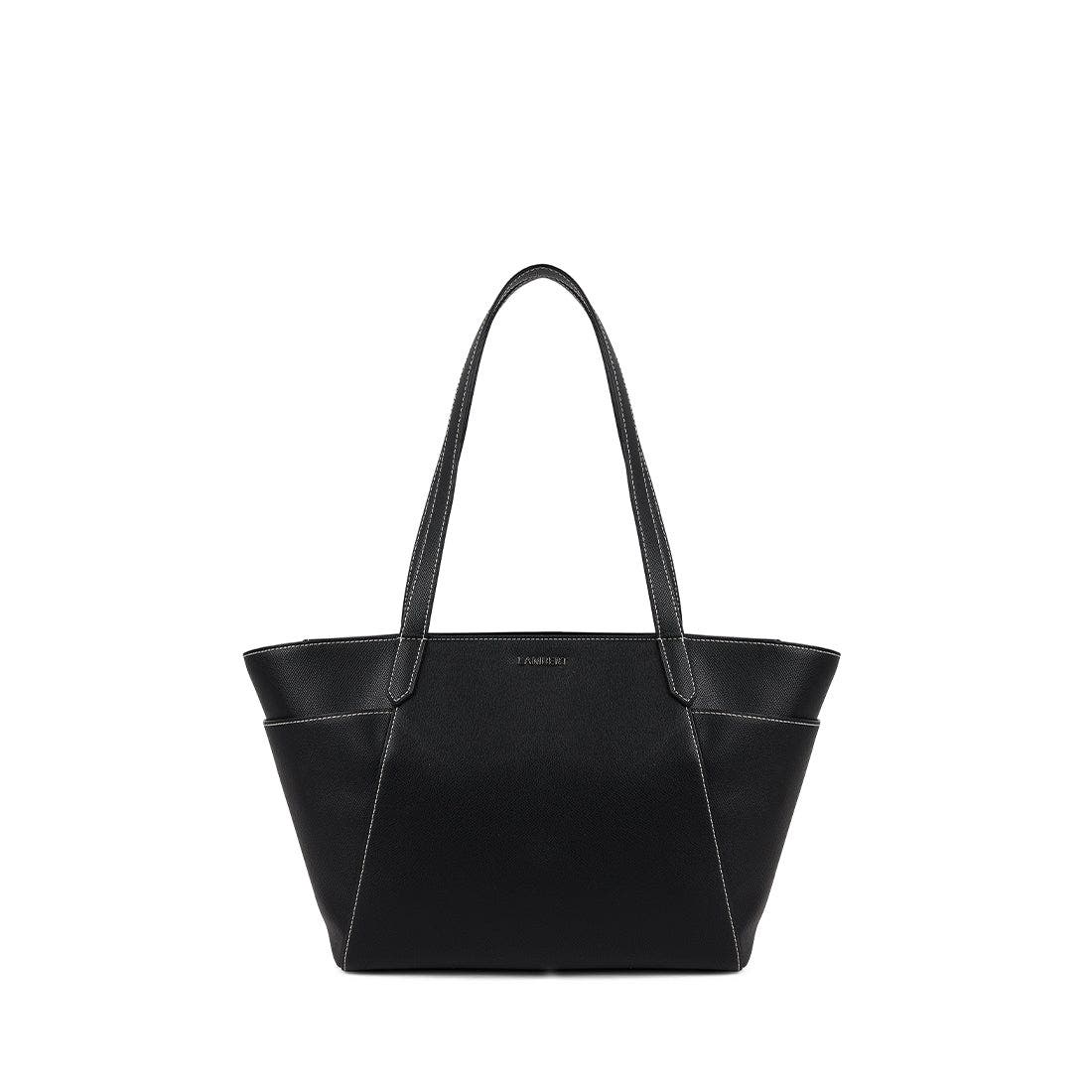 Lambert Opale - Vegan Leather Tote Bag, Main, color, Black
