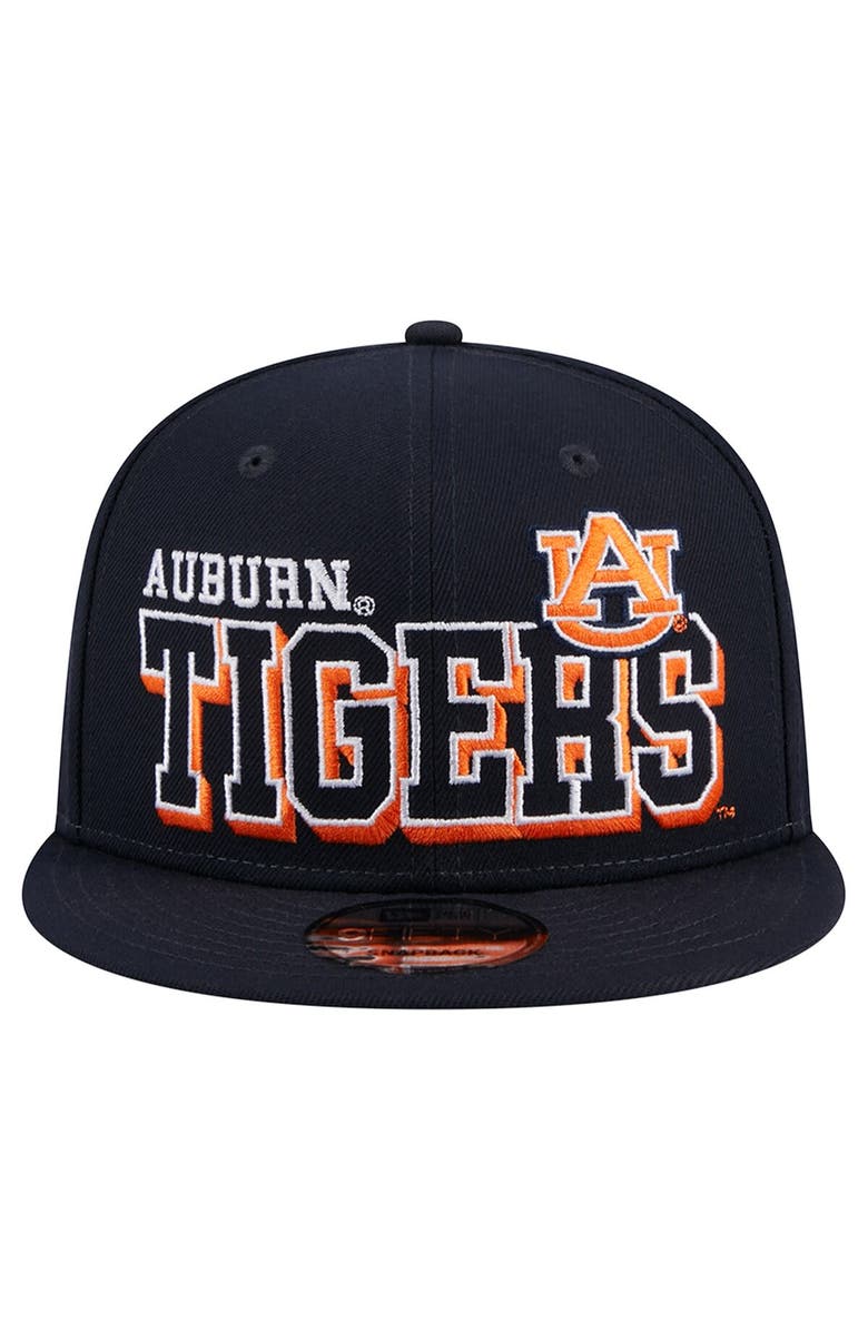 New Era Men's New Era Navy Auburn Tigers Game Day 9FIFTY Snapback Hat, Alternate, color, Navy