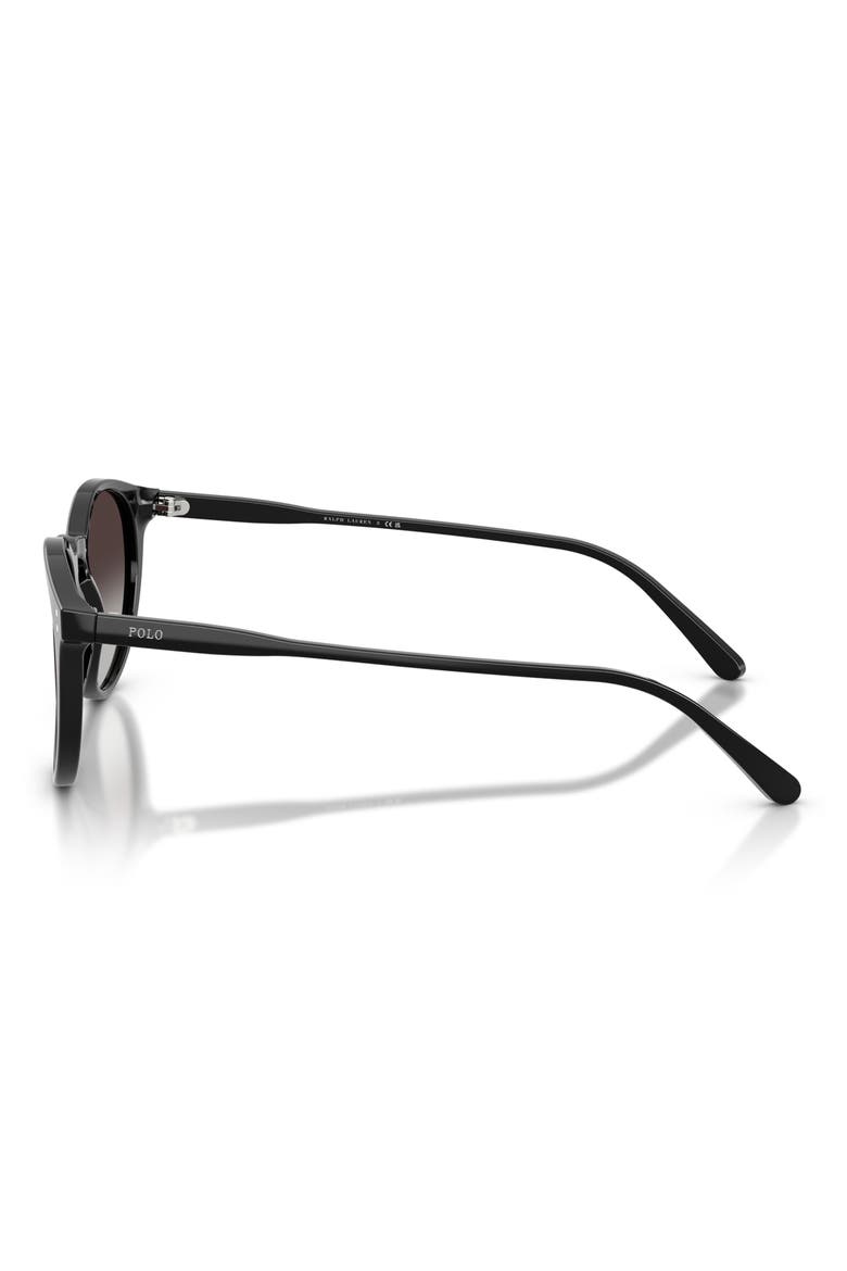 Phantos 50mm Sunglasses, Alternate, color, SHINY BLACK / GRADIENT GREY
