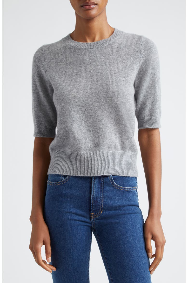 Shana Cashmere Sweater, Main, color, HEATHER GREY
