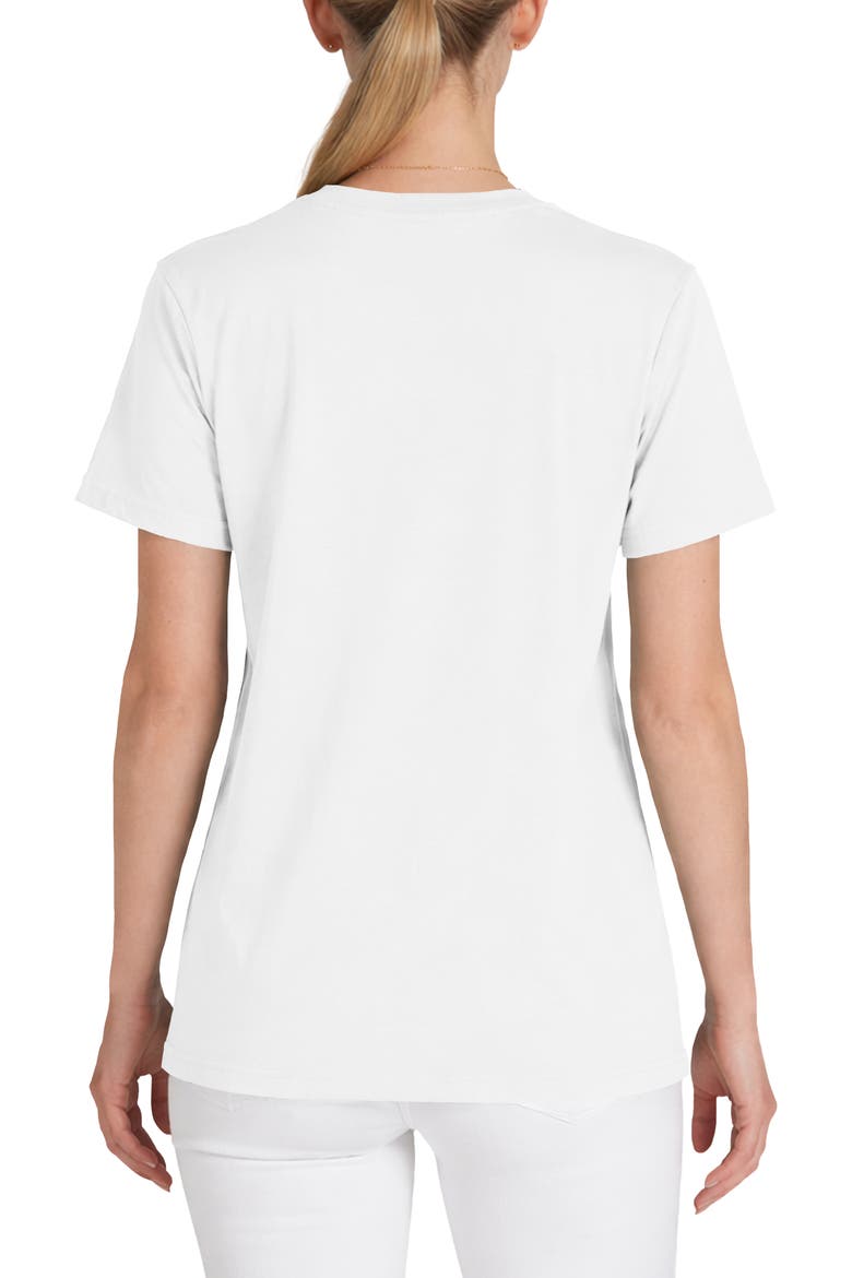 Womens Lil Smile Jersey Relaxed Tee, Alternate, color, White