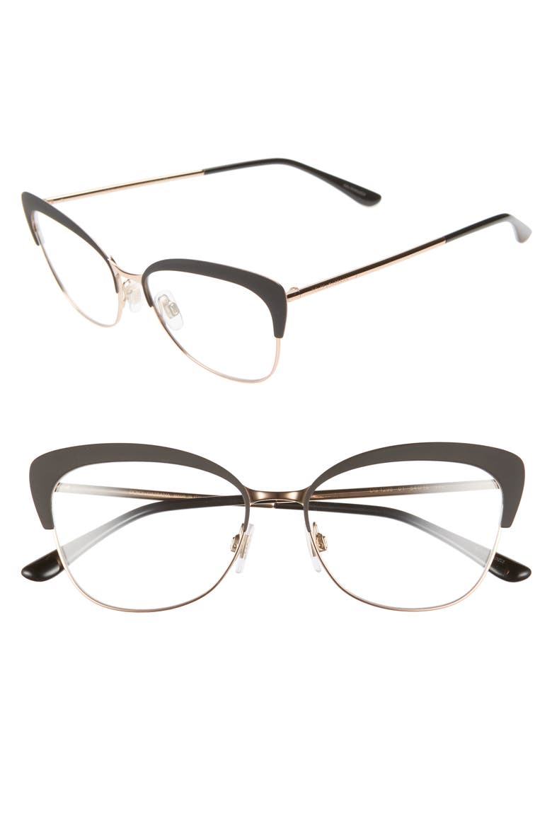 54mm Optical Glasses, Main, color, BLACK/ PINK