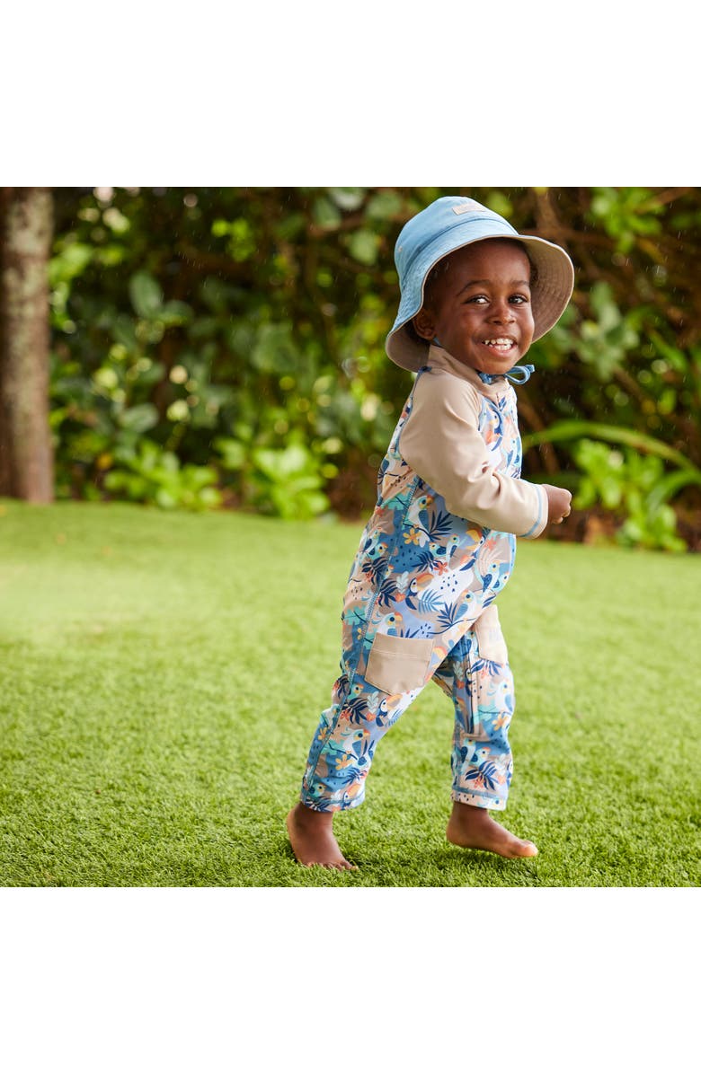 UV Skinz Sun & Swim Suit, Alternate, color, Toucan Tropics