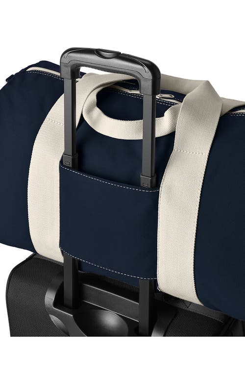 Lands' End Canvas Weekender Duffle Bag In Blue