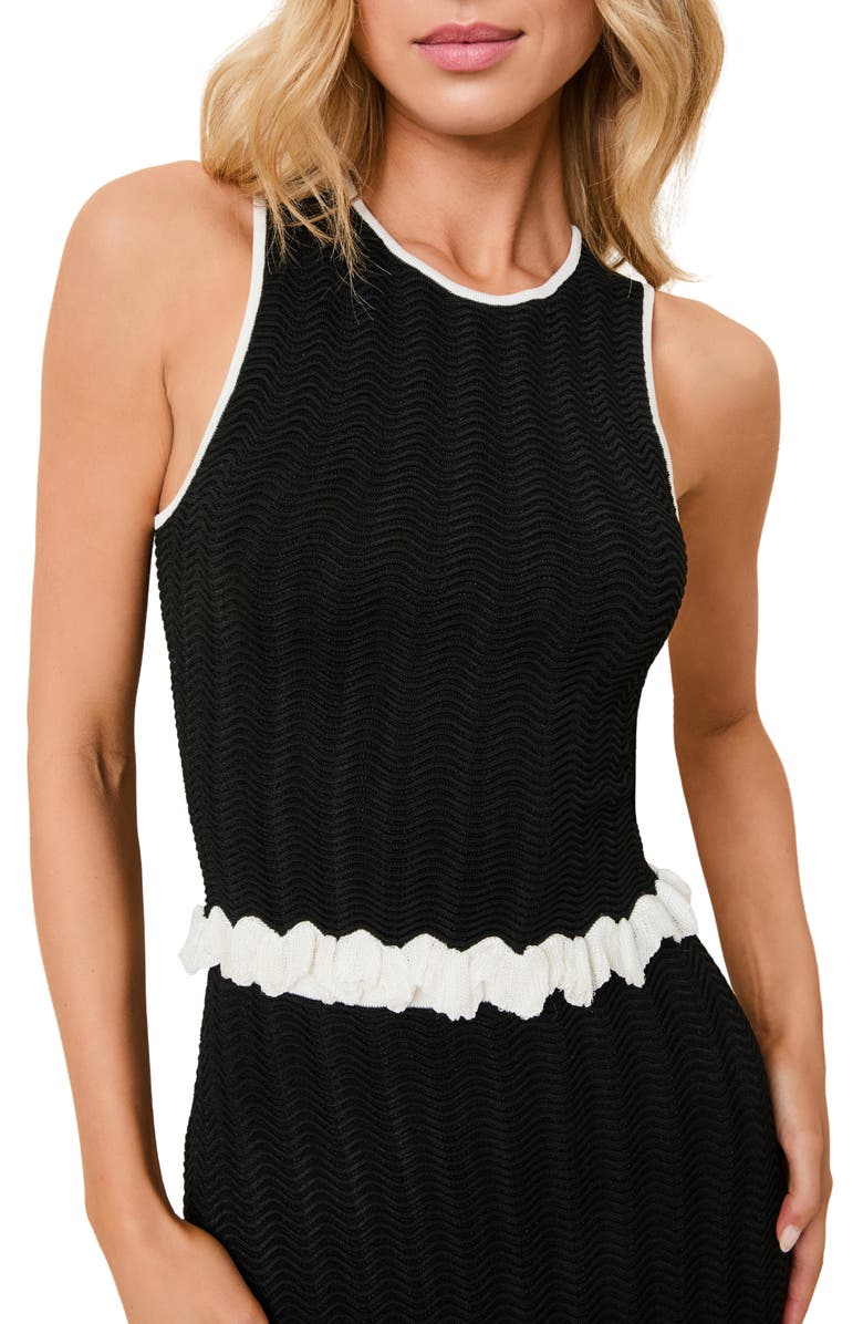 Solid & Striped The Diana Sleeveless Top, Alternate, color, Noir