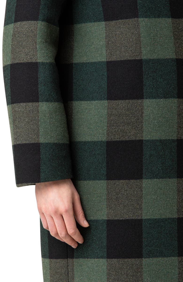 Akris punto Buffalo Check Coat, Alternate, color,