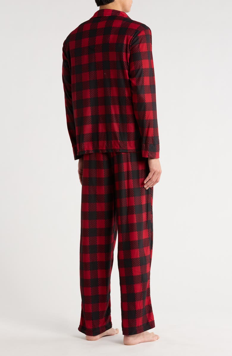 BABY STARTERS Dad Matching Family Buffalo Plaid Pajamas, Alternate, color, Red